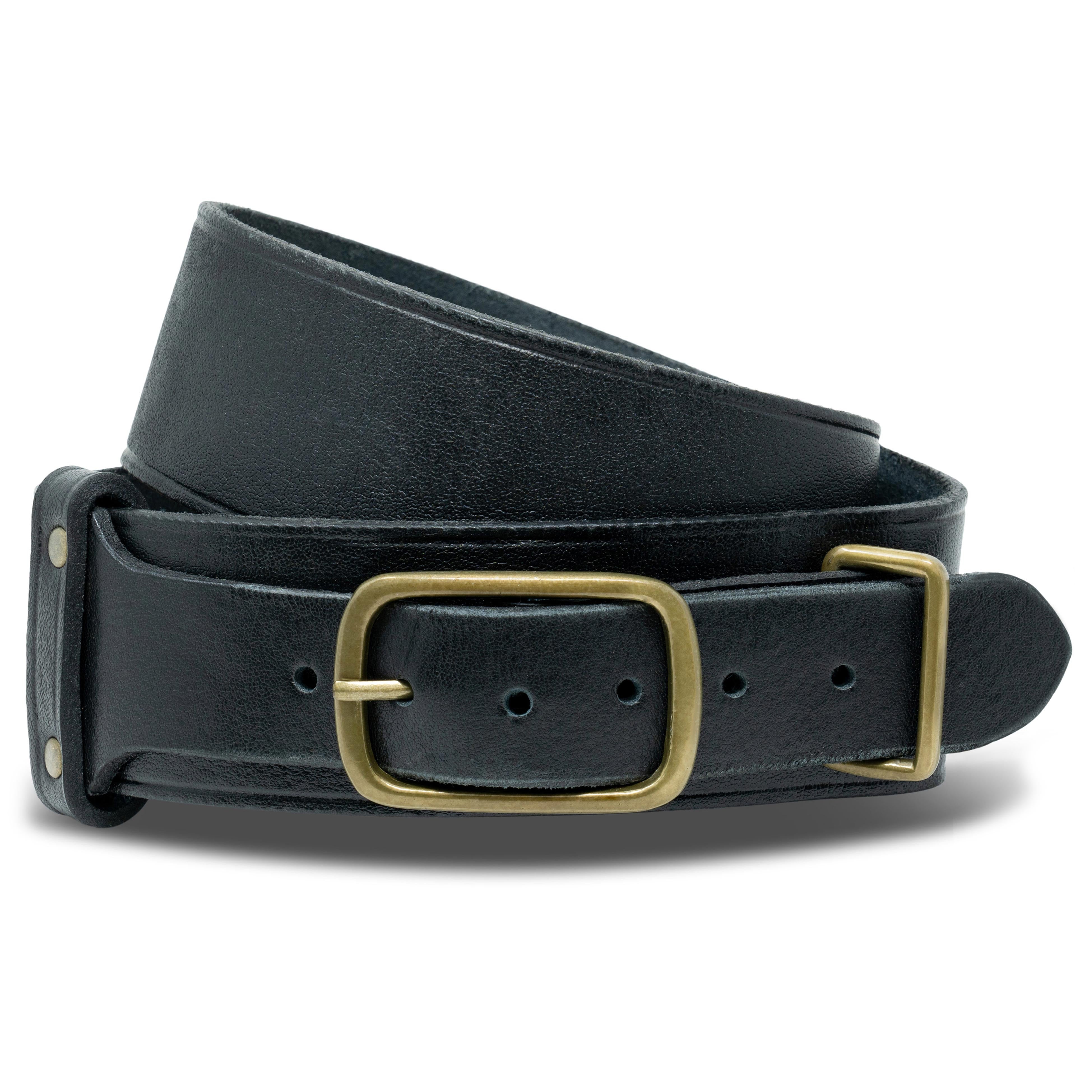 Kilt Belt, Brown, 2 Inch, Wide Leather Belt, for Mens Kilt